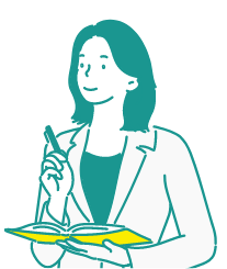 サポーターの女性のイメージ